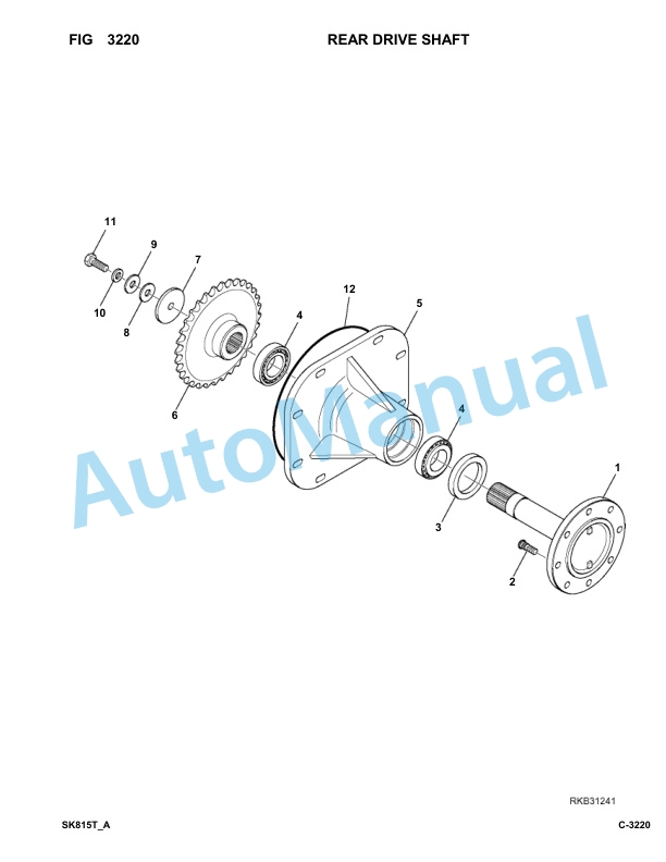 Komatsu SK815-5 Turbo Skid Loader Parts Manual 37BTF00224-Up 2 Komatsu SK815-5 Turbo Skid Loader Parts Manual 37BTF00224-Up-2
