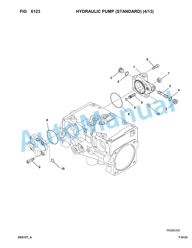 Komatsu SK815-5 Turbo Skid Loader Parts Manual 37BTF00224-Up 3 Komatsu SK815-5 Turbo Skid Loader Parts Manual 37BTF00224-Up-3