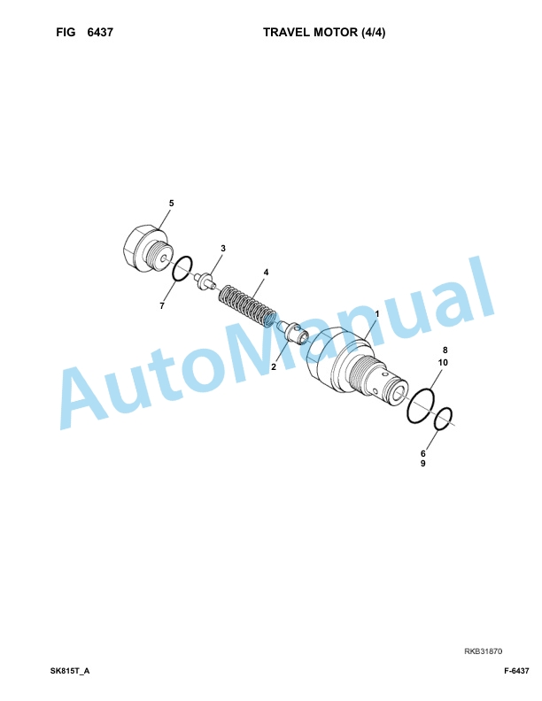 Komatsu SK815-5 Turbo Skid Loader Parts Manual 37BTF00224-Up 5 Komatsu SK815-5 Turbo Skid Loader Parts Manual 37BTF00224-Up-5