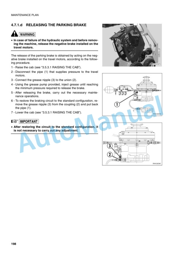 Komatsu SK815-5 Turbo Skid Steer Loader Operation and Maintenance Manual WEAM005300 5 Komatsu SK815-5 Turbo Skid Steer Loader Operation and Maintenance Manual WEAM005300 - Image 5