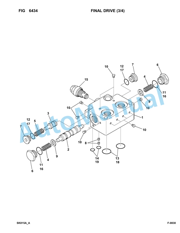 Komatsu SK815-5 Turbo USA Skid Loader Parts Manual 37BF00902-up 5 Komatsu SK815-5 Turbo USA Skid Loader Parts Manual 37BF00902-up-5