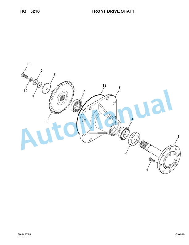 Komatsu SK815-5 Turbo USA Skid Loader Parts Manual 37BTF00224-up 2 Komatsu SK815-5 Turbo USA Skid Loader Parts Manual 37BTF00224-up-2