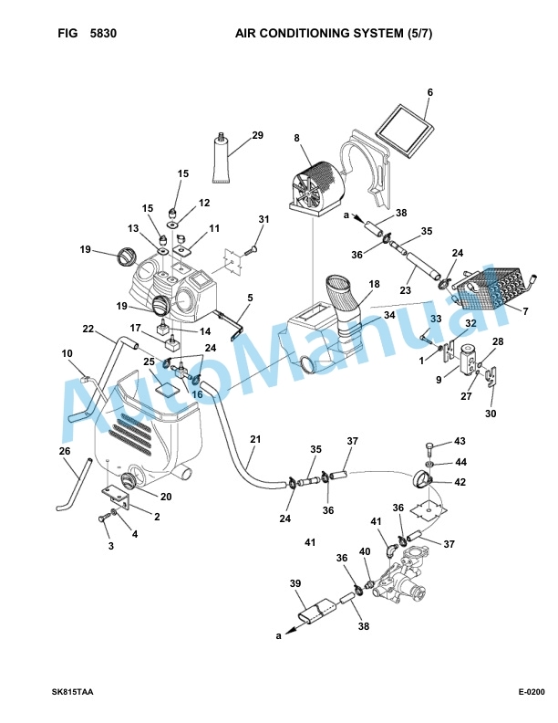 Komatsu SK815-5 Turbo USA Skid Loader Parts Manual 37BTF00224-up 3 Komatsu SK815-5 Turbo USA Skid Loader Parts Manual 37BTF00224-up-3