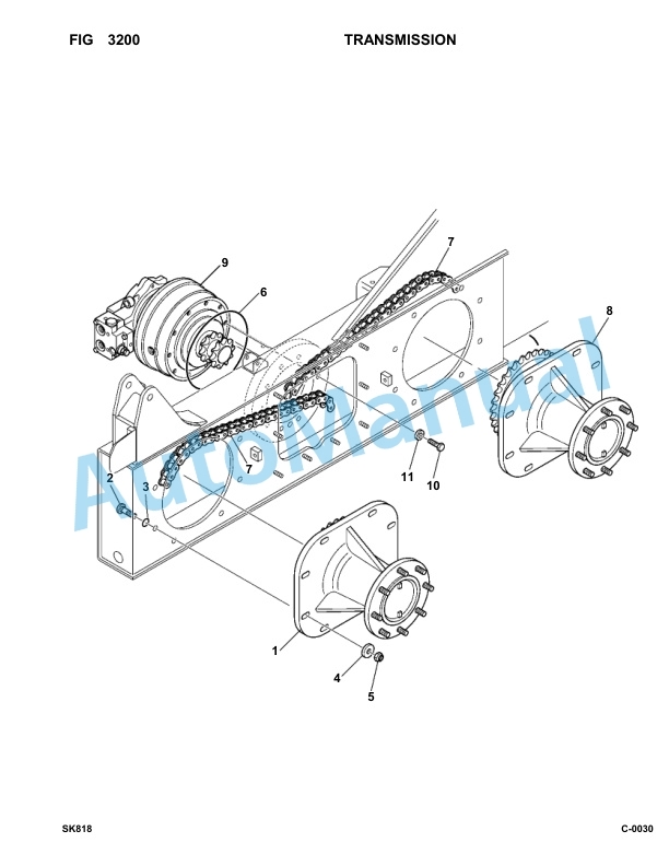 Komatsu SK818-5 Skid Loader Parts Manual 37BF50003-UP 2 Komatsu SK818-5 Skid Loader Parts Manual 37BF50003-UP-2