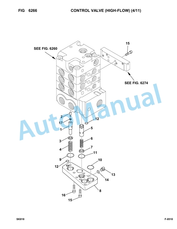 Komatsu SK818-5 Skid Loader Parts Manual 37BF50003-UP 4 Komatsu SK818-5 Skid Loader Parts Manual 37BF50003-UP-4