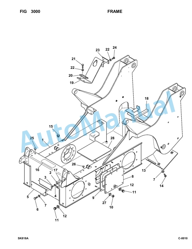 Komatsu SK818-5 USA Skid Loader Parts Manual 37BF50003-up 2 Komatsu SK818-5 USA Skid Loader Parts Manual 37BF50003-up-2