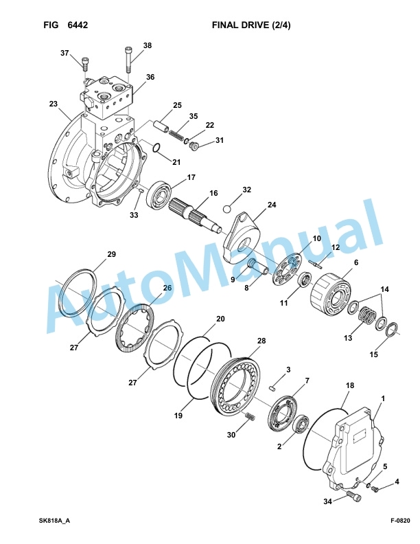 Komatsu SK818-5 USA Skid Loader Parts Manual 37BF50111-up 5 Komatsu SK818-5 USA Skid Loader Parts Manual 37BF50111-up-5