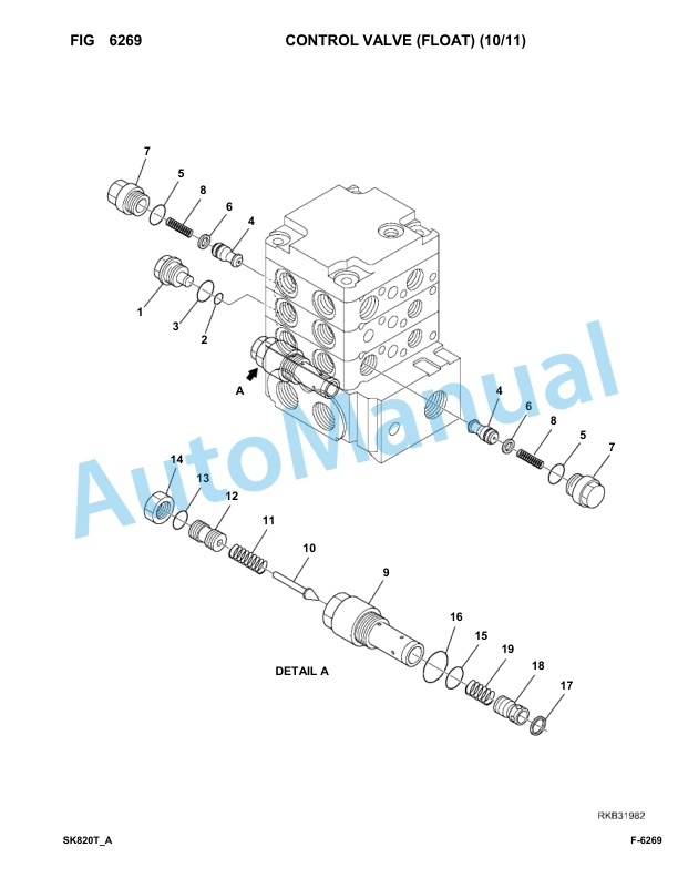 Komatsu SK820-5 Skid Loader Parts Manual 37BTF50112-UP 4 Komatsu SK820-5 Skid Loader Parts Manual 37BTF50112-UP-4