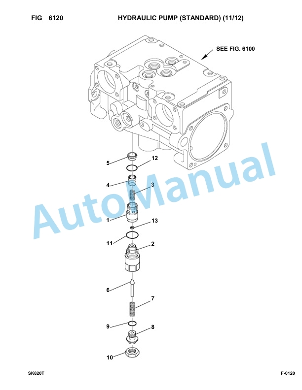 Komatsu SK820-5 Turbo Skid Loader Parts Manual 37BTF50003-up 3 Komatsu SK820-5 Turbo Skid Loader Parts Manual 37BTF50003-up-3