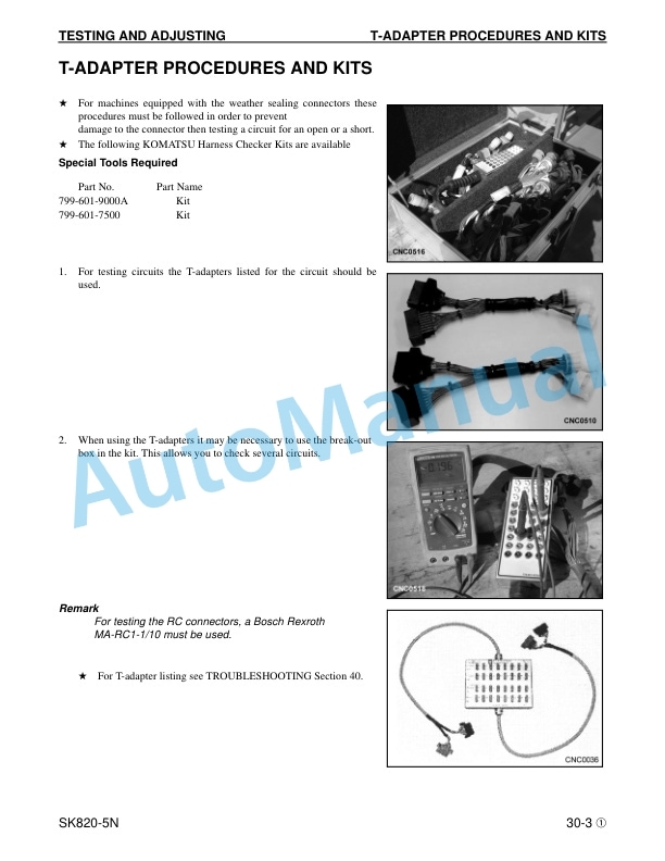 Komatsu SK820-5N Skid Steer Loader Shop Manual CEBM016001 3 Komatsu SK820-5N Skid Steer Loader Shop Manual CEBM016001 - Image 3
