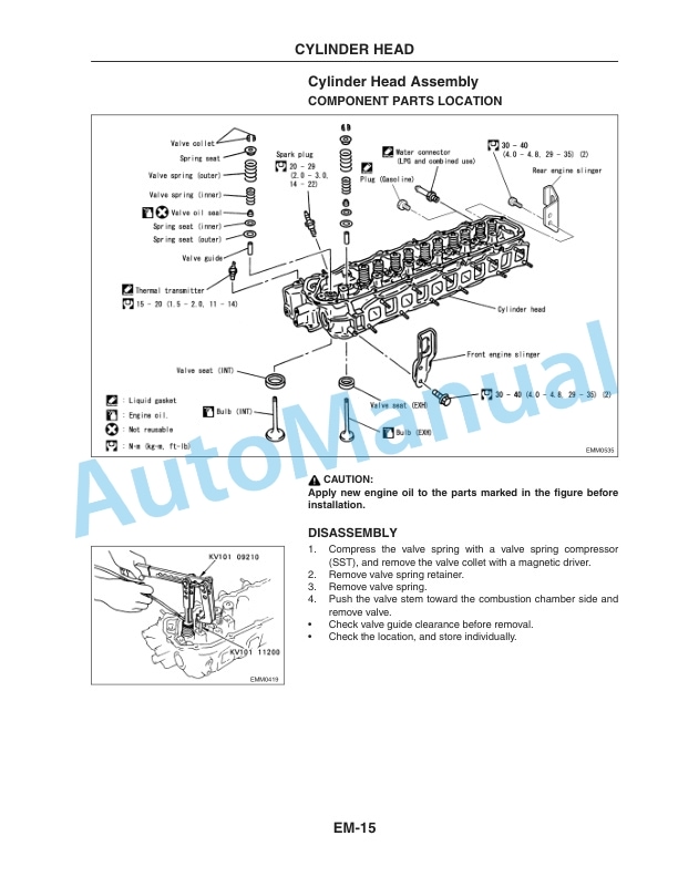 Komatsu TB45 Gasoline Engine Service Manual SM208 2 Komatsu TB45 Gasoline Engine Service Manual SM208-2