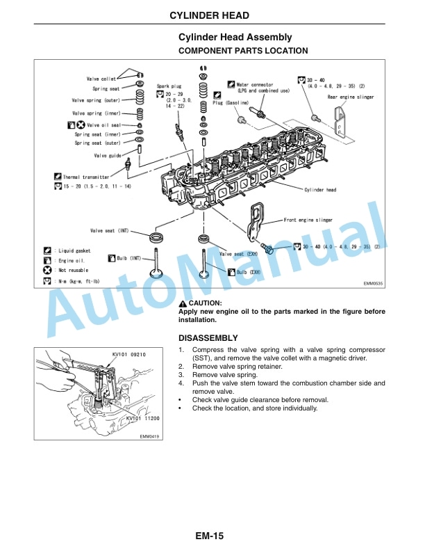 Komatsu TB45E Gasoline Engine Service Manual SM205 2 Komatsu TB45E Gasoline Engine Service Manual SM205-2