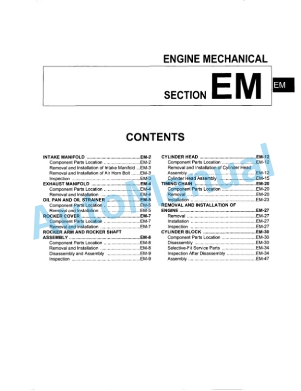 Alternative view of Komatsu TB45E Series Forklift Truck Service Manual SM127