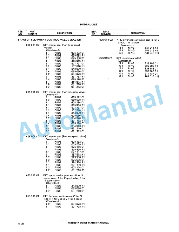 Komatsu TD-7E Crawler Tractor Parts Manual PC-TD7E-2 4 Komatsu TD-7E Crawler Tractor Parts Manual PC-TD7E-2-4