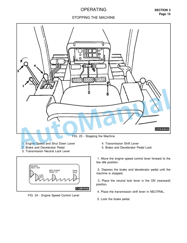 Komatsu TD-7H Crawler Tractor Operation and Maintenance Manual CEAM470010 3 Komatsu TD-7H Crawler Tractor Operation and Maintenance Manual CEAM470010 - Image 3