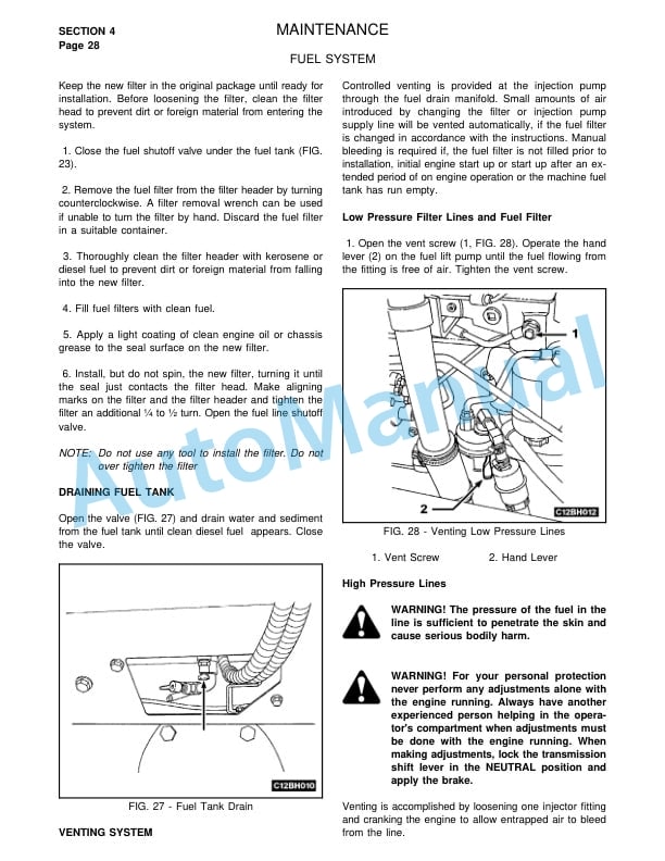 Komatsu TD-7H Crawler Tractor Operation and Maintenance Manual CEAM470010 5 Komatsu TD-7H Crawler Tractor Operation and Maintenance Manual CEAM470010 - Image 5