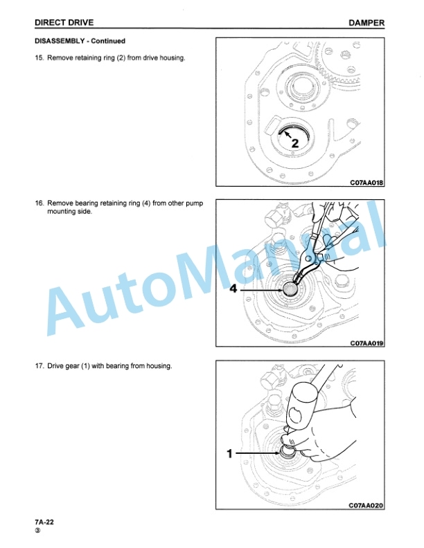 Komatsu TD7H, TD8H, TD9H Crawler Tractor Shop Manual CEBM789H04 2 Komatsu TD7H, TD8H, TD9H Crawler Tractor Shop Manual CEBM789H04-2