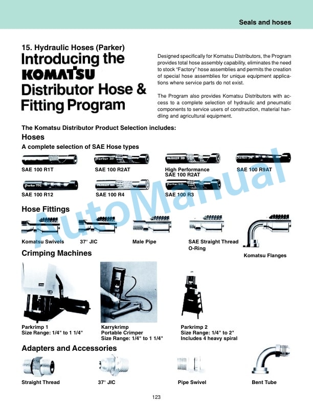 Komatsu The Gold Book A Comprehensive Parts and Accessories Catalog 5 Komatsu The Gold Book A Comprehensive Parts and Accessories Catalog - Image 5