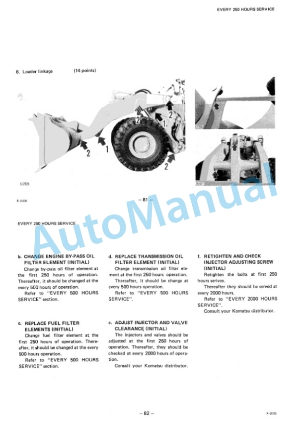 Komatsu W170-2 Wheel Loader Operation and Maintenance Manual SEAM384C00 4 Komatsu W170-2 Wheel Loader Operation and Maintenance Manual SEAM384C00-4