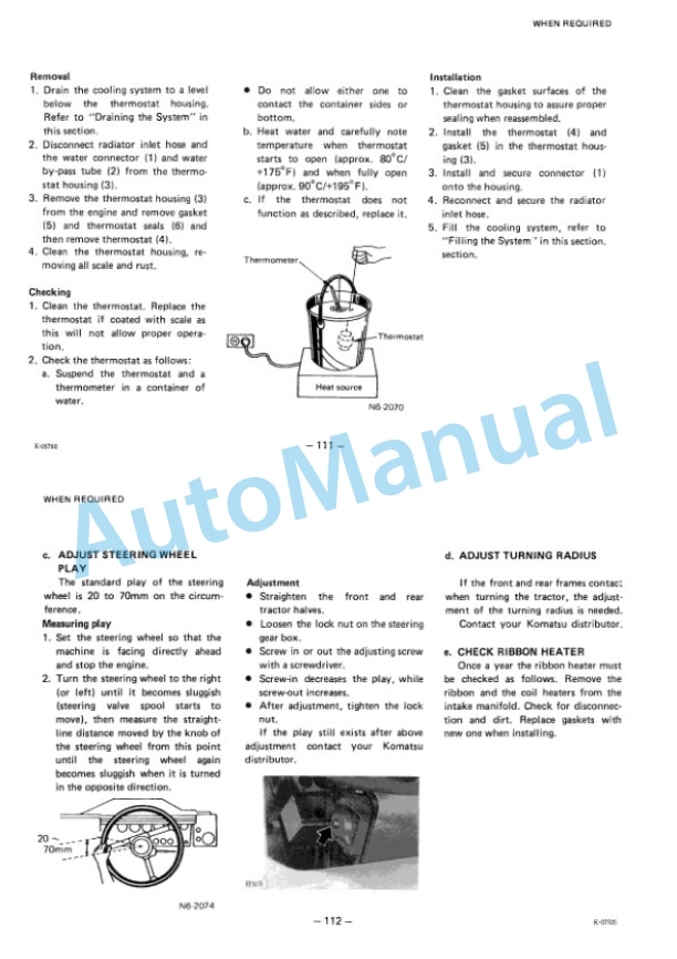 Komatsu W170-2 Wheel Loader Operation and Maintenance Manual SEAM384C00 5 Komatsu W170-2 Wheel Loader Operation and Maintenance Manual SEAM384C00-5