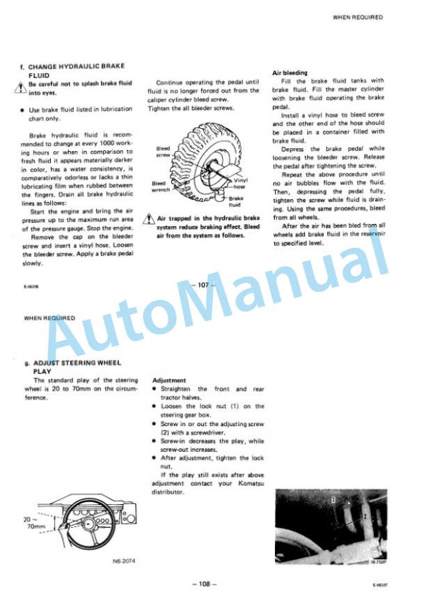 Komatsu W170 Wheel Loader Operation and Maintenance Manual SEAM384A01 5 Komatsu W170 Wheel Loader Operation and Maintenance Manual SEAM384A01-5