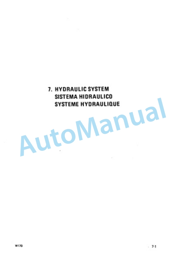 Komatsu W170 Wheel Loader Parts Manual PXPB03840105 4 Komatsu W170 Wheel Loader Parts Manual PXPB03840105-4