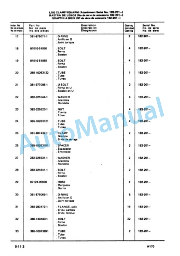 Komatsu W170 Wheel Loader Parts Manual PXPB03840105 5 Komatsu W170 Wheel Loader Parts Manual PXPB03840105-5
