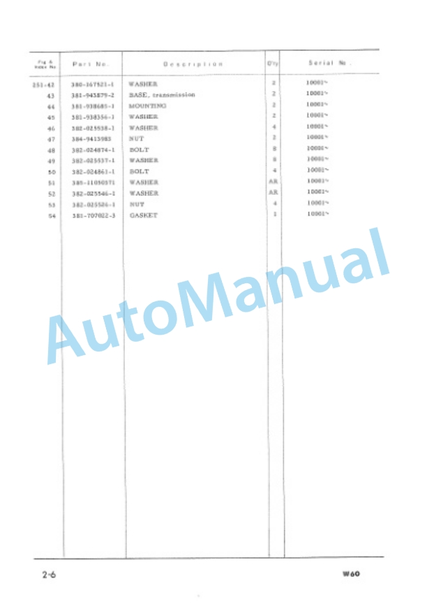 Komatsu W60 Wheel Loader Parts Manual PEPB03850101 2 Komatsu W60 Wheel Loader Parts Manual PEPB03850101-2
