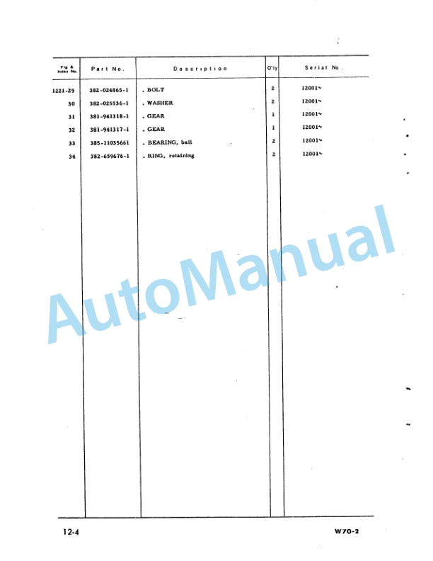 Komatsu W70-2 Wheel Loader Parts Manual PEPB03810203 3 Komatsu W70-2 Wheel Loader Parts Manual PEPB03810203-3