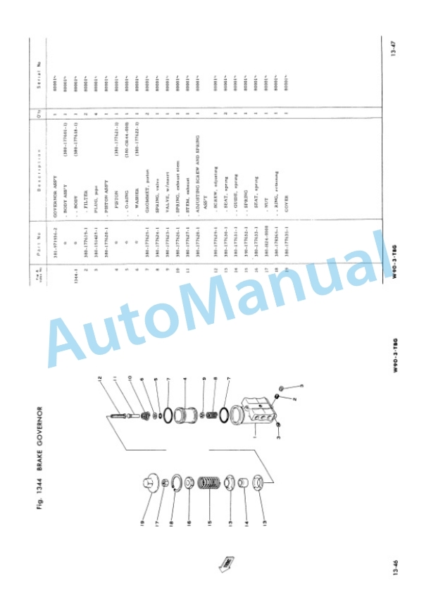 Komatsu W90-3 Wheel Loader Parts Manual PEPB03827011 4 Komatsu W90-3 Wheel Loader Parts Manual PEPB03827011-4
