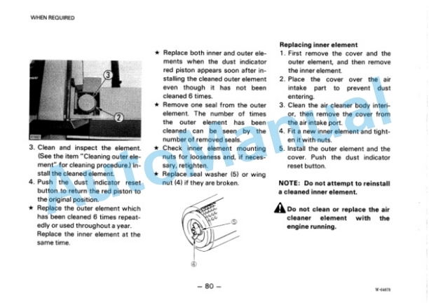 Komatsu WA100-1 Wheel Loader Operation and Maintenance Manual SEAM04160104 4 Komatsu WA100-1 Wheel Loader Operation and Maintenance Manual SEAM04160104 - Image 4