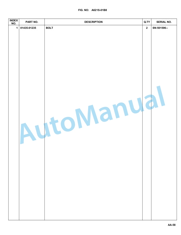 Komatsu WA100M-6 Parts Manual WA100M6 2 Komatsu WA100M-6 Parts Manual WA100M6-2