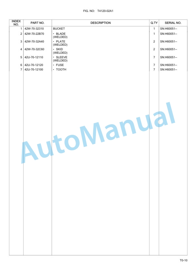 Komatsu WA100M-6 Wheel Loader Parts Manual 5 Komatsu WA100M-6 Wheel Loader Parts Manual-5