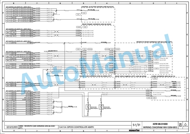 Alternative view of Komatsu WA100M-8E0 Wheel Loader Shop Manual 42W-06-51000