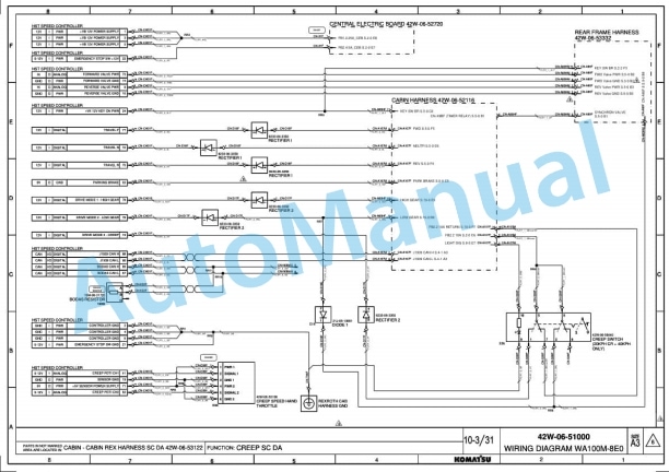 Komatsu WA100M-8E0 Wheel Loader Shop Manual 42W-06-51000 3 Komatsu WA100M-8E0 Wheel Loader Shop Manual 42W-06-51000 - Image 3