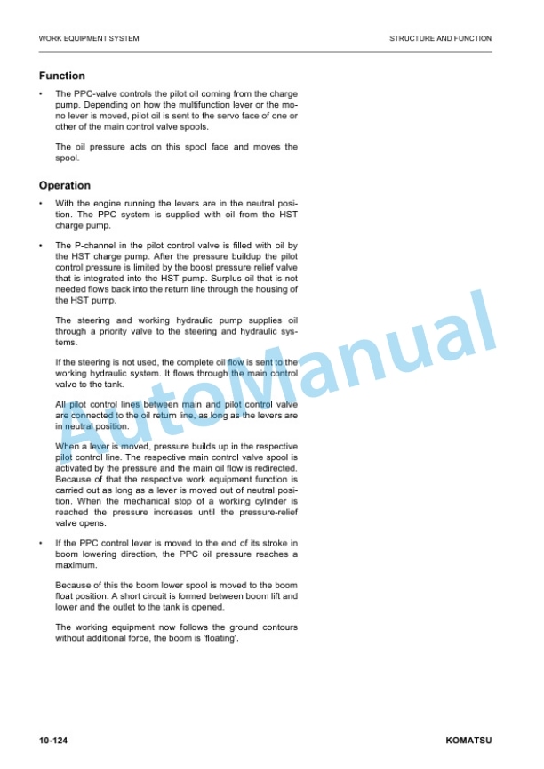 Alternative view of Komatsu WA100M-8E0 Wheel Loader Shop Manual VENBM07004