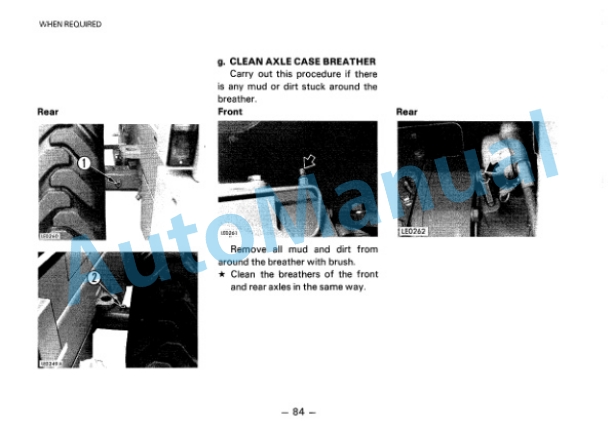 Komatsu WA120-1 Wheel Loader Operation and Maintenance Manual SEAMU4A60105 4 Komatsu WA120-1 Wheel Loader Operation and Maintenance Manual SEAMU4A60105 - Image 4