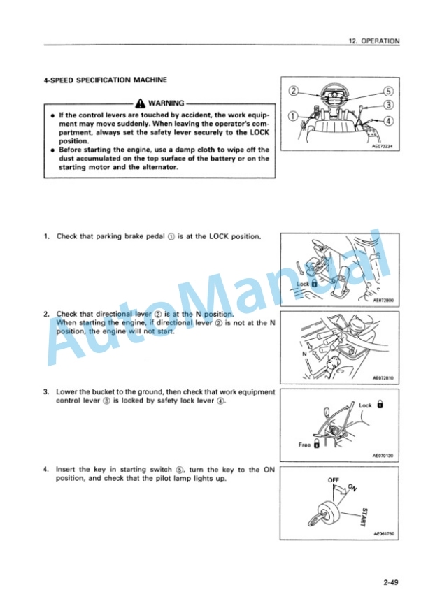 Komatsu WA120-3 Avance Wheel Loader Operation and Maintenance Manual PEN00256-00 3 Komatsu WA120-3 Avance Wheel Loader Operation and Maintenance Manual PEN00256-00 - Image 3