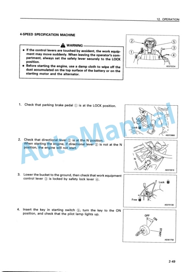 Komatsu WA120-3 Avance Wheel Loader Operation and Maintenance Manual SEAM007302 3 Komatsu WA120-3 Avance Wheel Loader Operation and Maintenance Manual SEAM007302 - Image 3