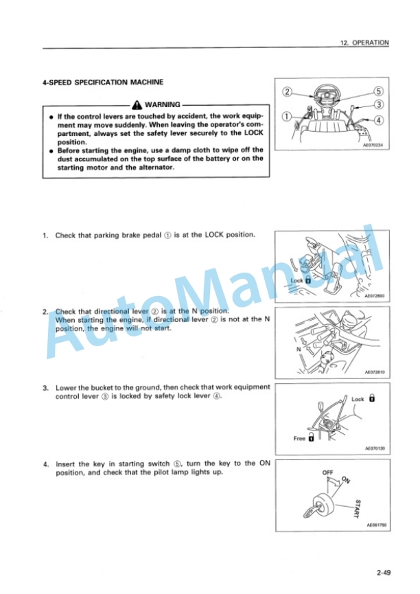 Komatsu WA120-3 Avance Wheel Loader Operation and Maintenance Manual TEN00252-00 3 Komatsu WA120-3 Avance Wheel Loader Operation and Maintenance Manual TEN00252-00 - Image 3