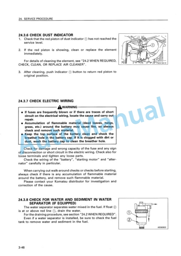 Komatsu WA120-3 Avance Wheel Loader Operation and Maintenance Manual TEN00252-00 5 Komatsu WA120-3 Avance Wheel Loader Operation and Maintenance Manual TEN00252-00 - Image 5