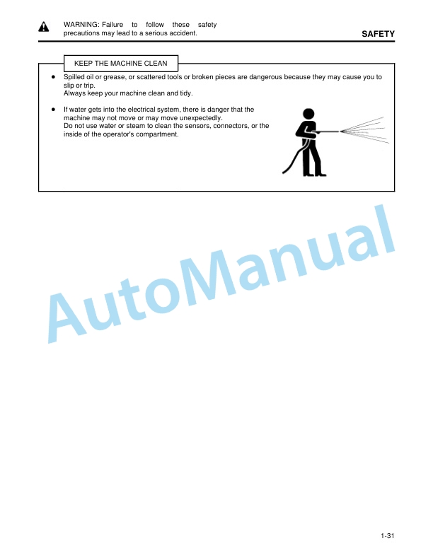 Alternative view of Komatsu WA120-3, WA120L-3 Wheel Loader Operation and Maintenance Manual CEAM002303
