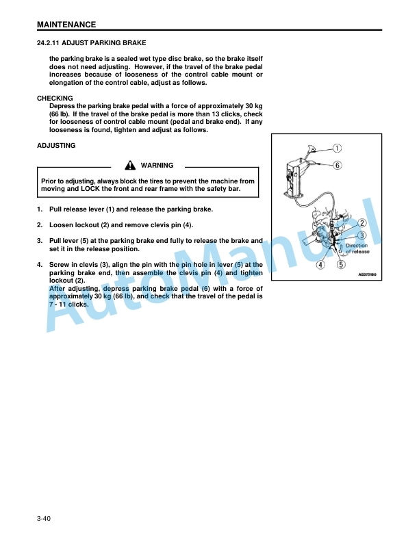 Komatsu WA120-3, WA120L-3 Wheel Loader Operation and Maintenance Manual CEAM002303 5 Komatsu WA120-3, WA120L-3 Wheel Loader Operation and Maintenance Manual CEAM002303 - Image 5