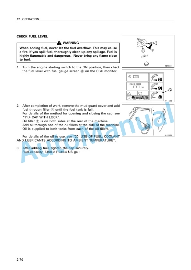 Komatsu WA1200-3 Galeo Wheel Loader Operation and Maintenance Manual TEN00069-02 3 Komatsu WA1200-3 Galeo Wheel Loader Operation and Maintenance Manual TEN00069-02 - Image 3