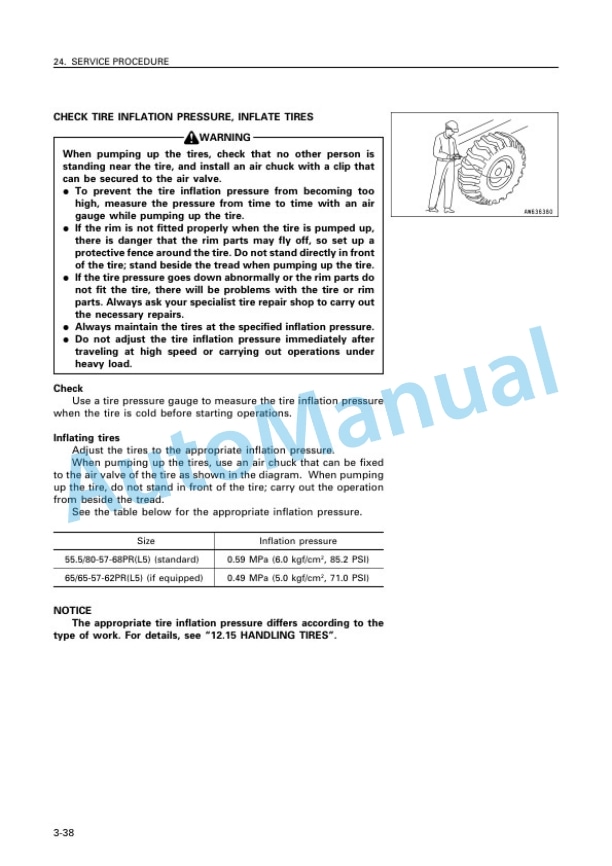 Komatsu WA1200-3 Galeo Wheel Loader Operation and Maintenance Manual TEN00069-02 5 Komatsu WA1200-3 Galeo Wheel Loader Operation and Maintenance Manual TEN00069-02 - Image 5