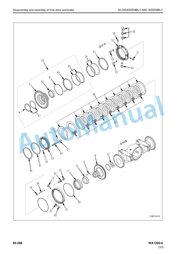 Komatsu WA1200-6 Wheel Loader Shop Manual SEN05475-22 5 Komatsu WA1200-6 Wheel Loader Shop Manual SEN05475-22 - Image 5