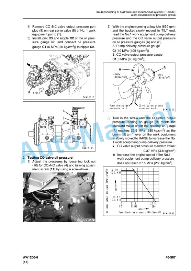 Komatsu WA1200-6 Wheel Loader Shop Manual SEN05475-23 4 Komatsu WA1200-6 Wheel Loader Shop Manual SEN05475-23 - Image 4