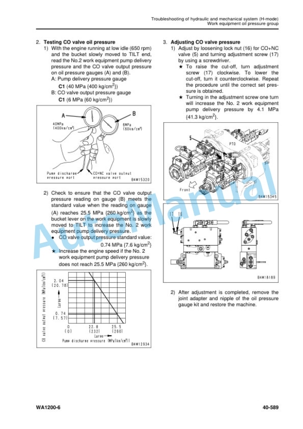 Komatsu WA1200-6 Wheel Loader Shop Manual SEN05475-25 4 Komatsu WA1200-6 Wheel Loader Shop Manual SEN05475-25 - Image 4