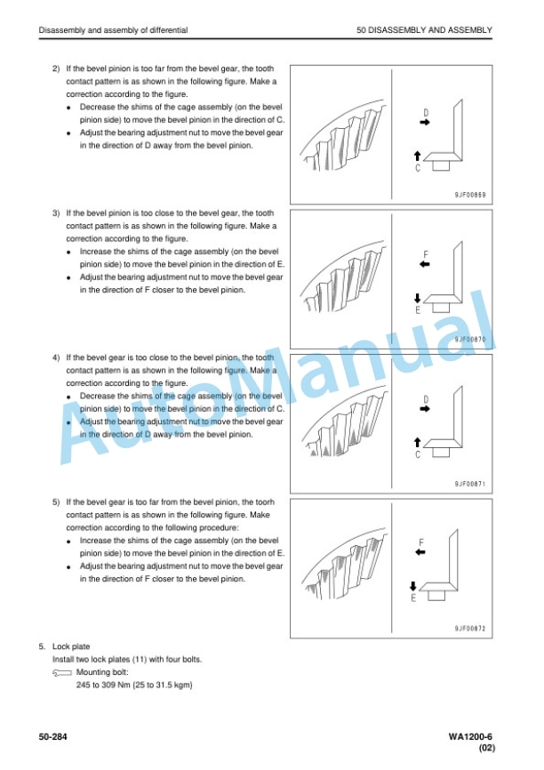 Komatsu WA1200-6 Wheel Loader Shop Manual SEN06774-11 5 Komatsu WA1200-6 Wheel Loader Shop Manual SEN06774-11 - Image 5