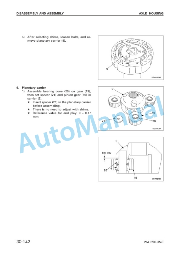Komatsu WA120L-3MC Wheel Loader Shop Manual SEBM021800 5 Komatsu WA120L-3MC Wheel Loader Shop Manual SEBM021800 - Image 5